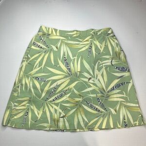 Tropical Print Skirt Vintage Women’s Sz 10 Back Zip Lily's of Beverly Hills